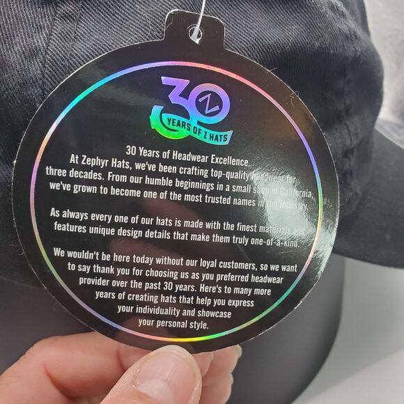 Purdue Boilermakers Hat Cap Mens Fitted 7 Black Gold NCAA Football Zephyr - NWT - Picture 5 of 16